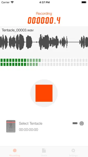 Timecode Audio Recorder screenshot 1