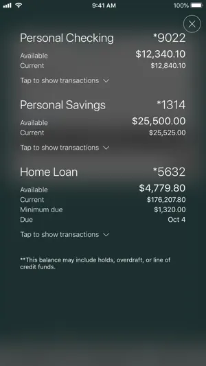 ServU Credit Union screenshot 1