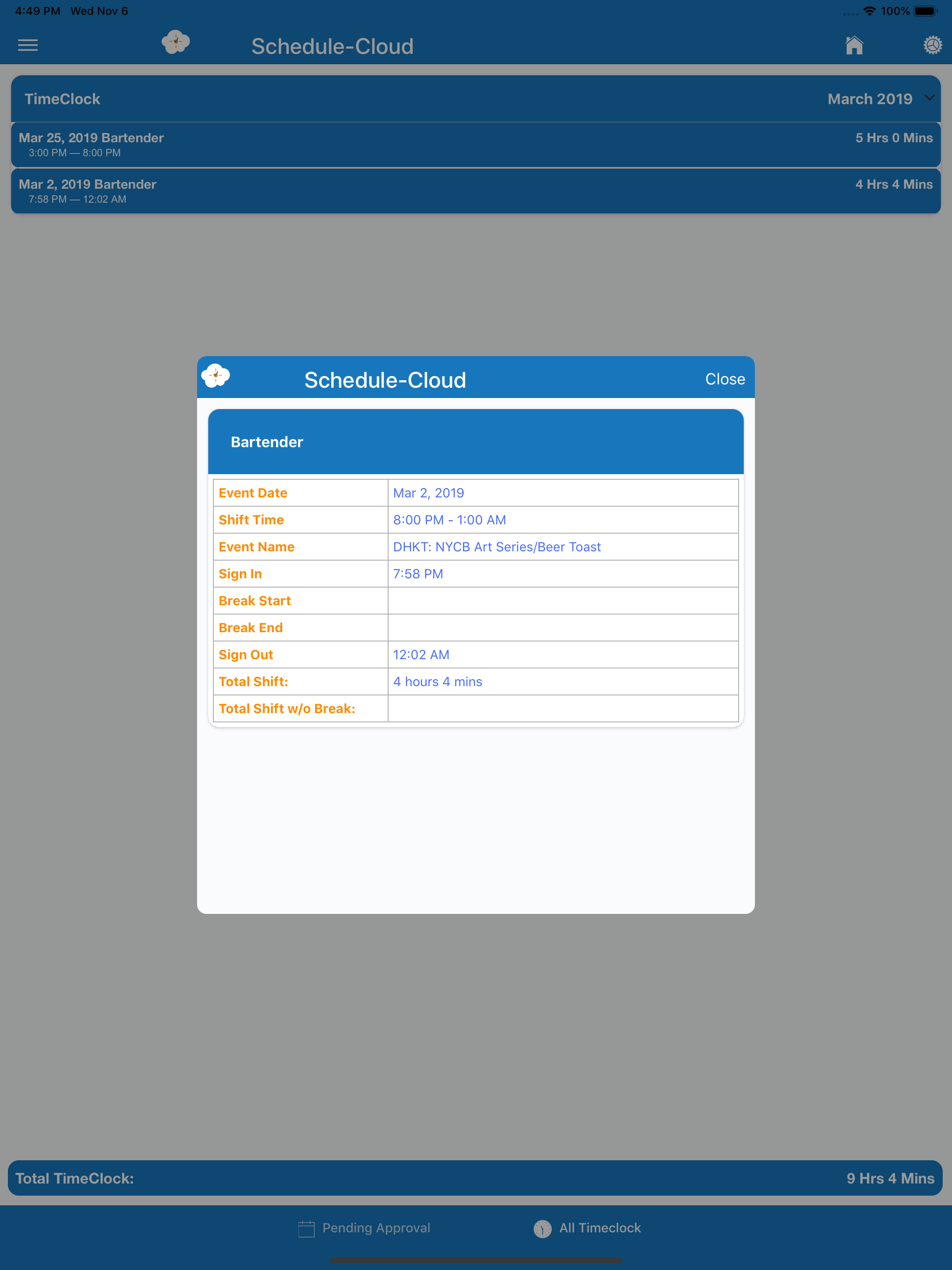 Schedule-Cloud Staff screenshot 15