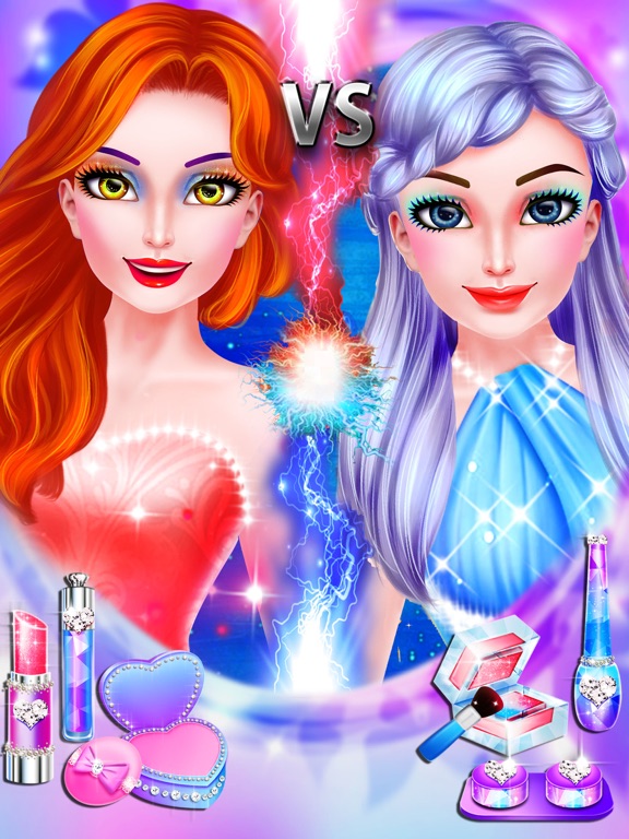 Screenshot #5 pour Ice VS Fire Princess Makeup