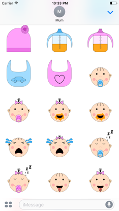 Baby Accessories Sticker screenshot 2