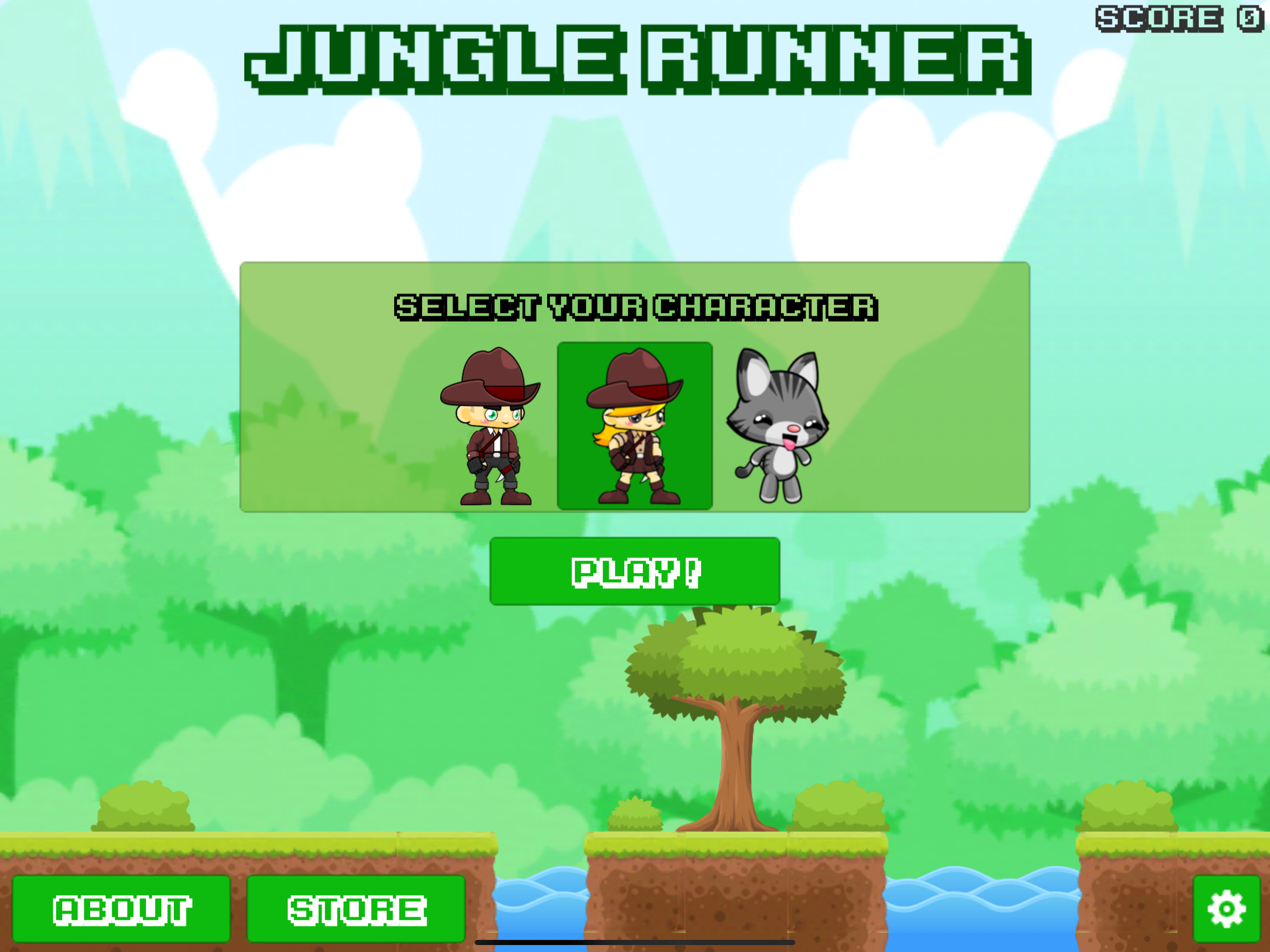 2D Jungle Runner screenshot 3
