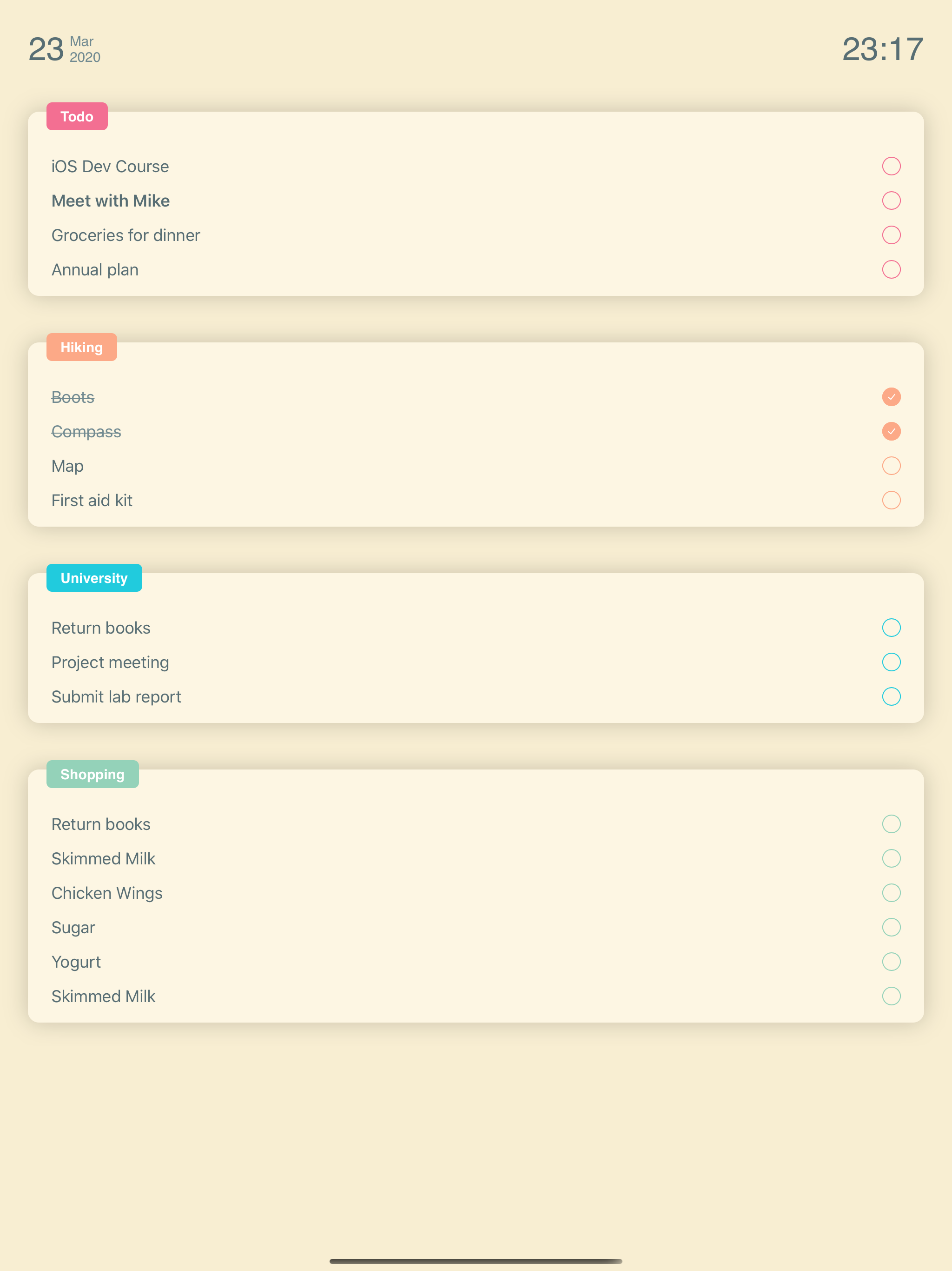 Listify - Simple Todo App