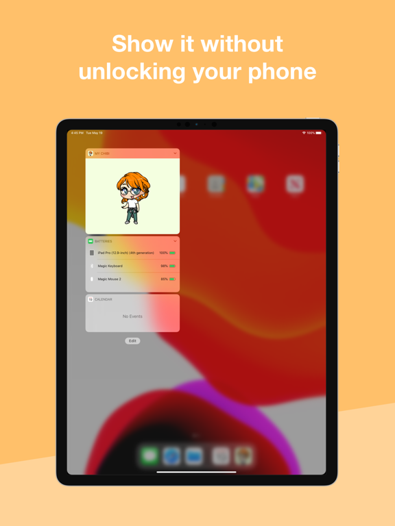 Screenshot #6 pour My Chibi - Widget game
