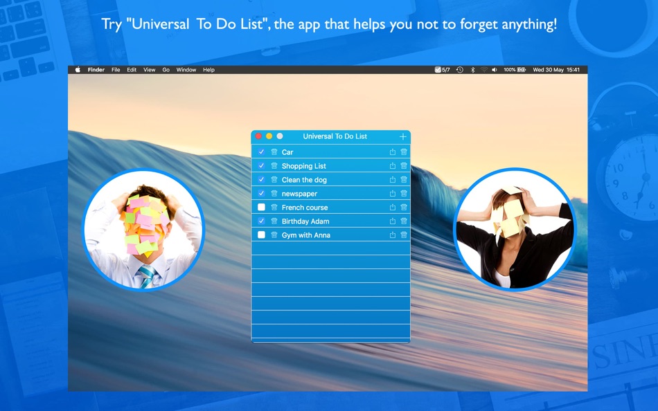 #1. Universal To Do List (macOS) By: luca calciano