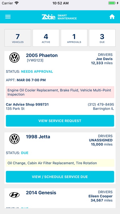 Zubie Smart Maintenance