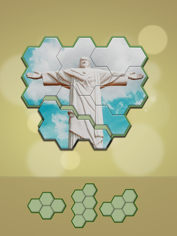 Jigsaw Hexa Block iPad screenshot