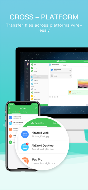 ‎AirDroid - File Transfer&Share Capture d'écran