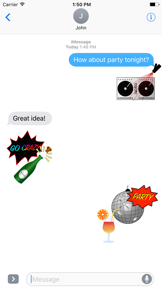 Disco & Party Sticker screenshot