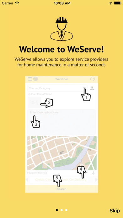 WeServe screenshot 2