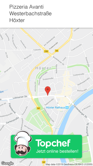 Pizzeria Avanti Höxter Screenshot