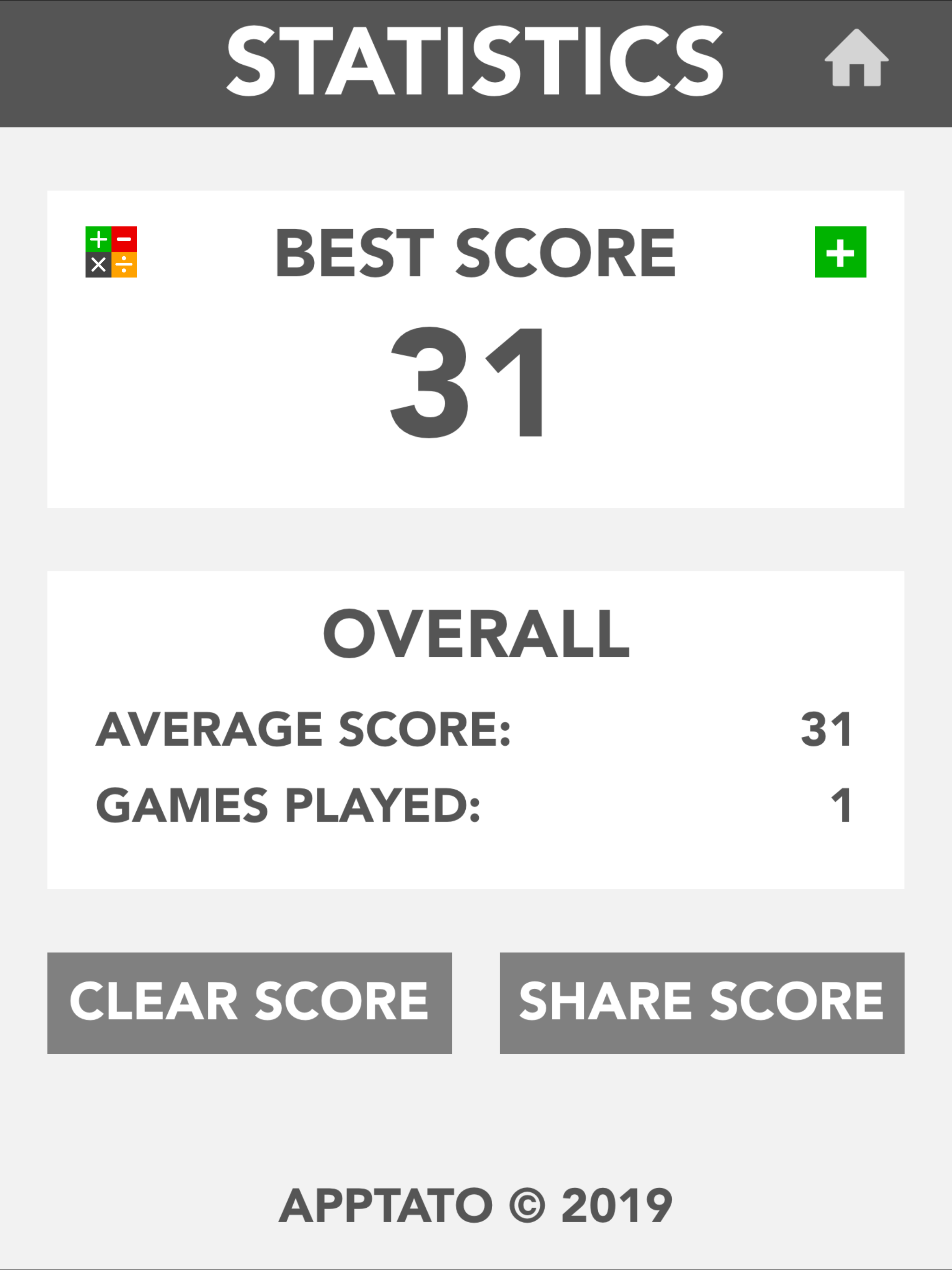 Math Speed Test