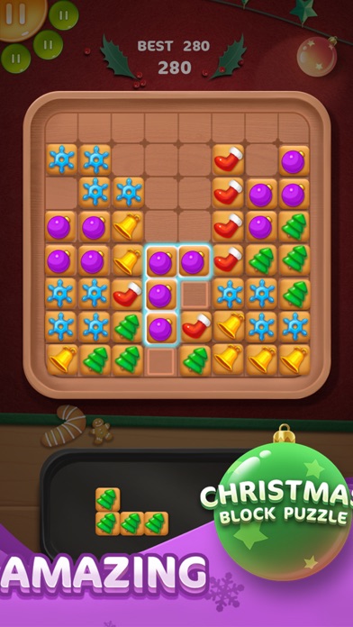 Screenshot #3 pour Christmas Block Puzzle