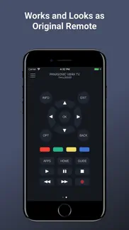panrc - panasonic tv remote iphone screenshot 2