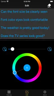 Font Up iphone bilder 3