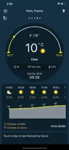 Weather : Weather forecast Pro screenshot #1 for iPhone