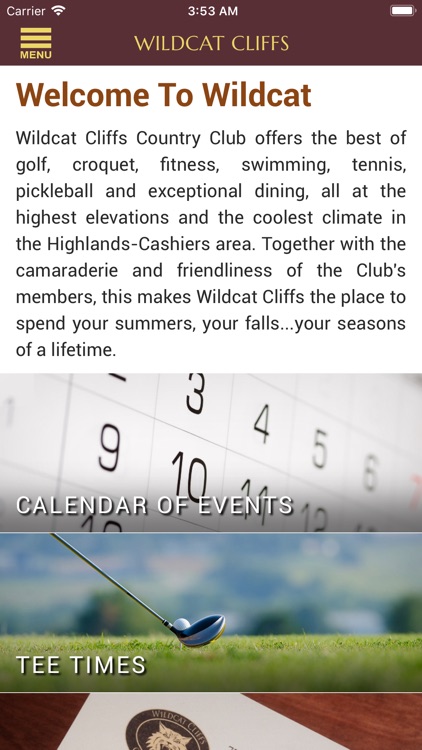 Wildcat Cliffs Country Club