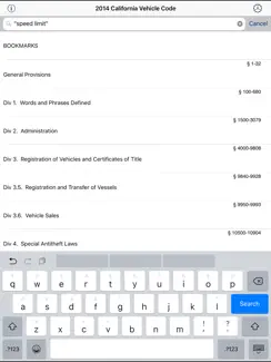 CA Vehicle Code 2026 iPad image 1