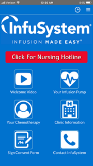 InfuSystem Mobile Screenshot