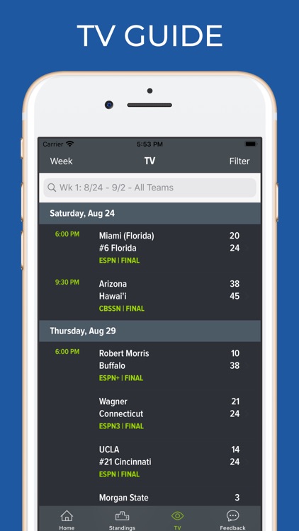 Florida Football Schedules screenshot-6