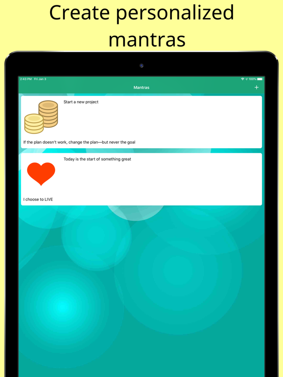 Screenshot #2 for Personal Mantra