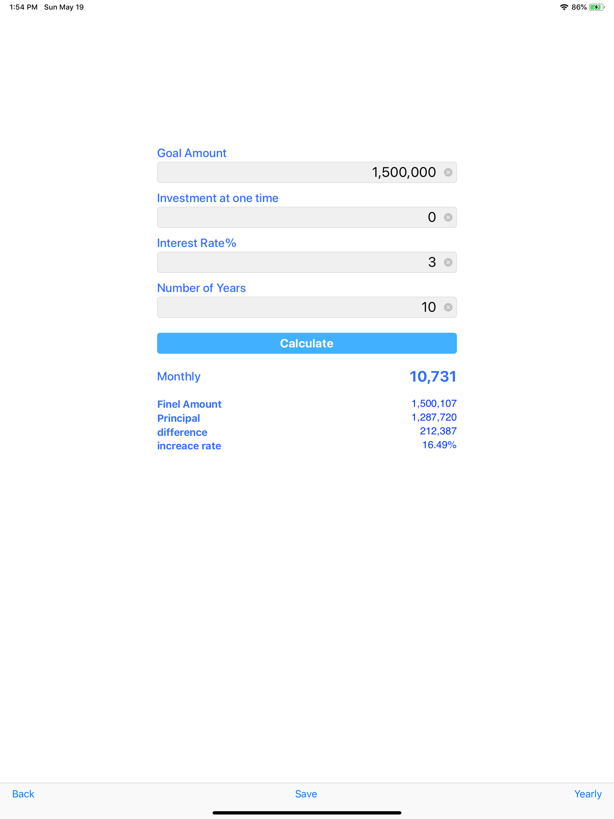 Compound  calculation