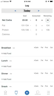 resist - keto low carb diet iphone screenshot 3