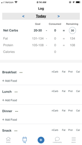 Resist - Keto low carb diet screenshot
