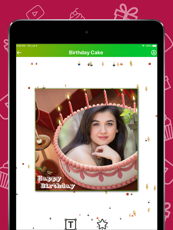 Screenshot #6 pour Birthday Wishes Creator