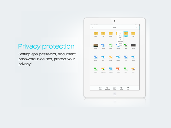 FileMaster-Privacy Protection iPad app afbeelding 1