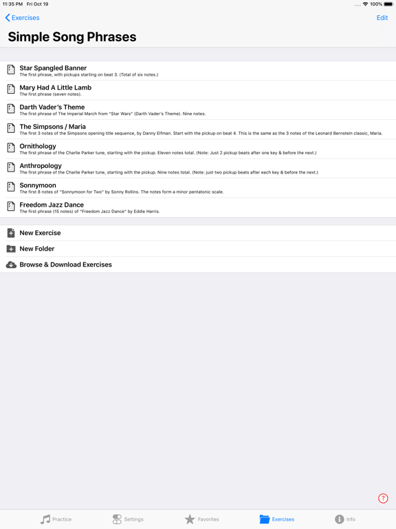 Random Roots - Music Trainer iPad screenshot 6 - Music app