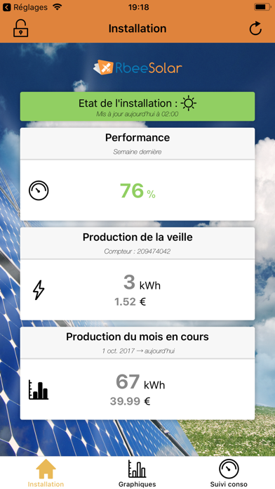 Screenshot #2 pour PvMeter Mobile