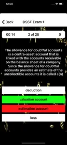 DSST Financial Accounting Prep screenshot #6 for iPhone