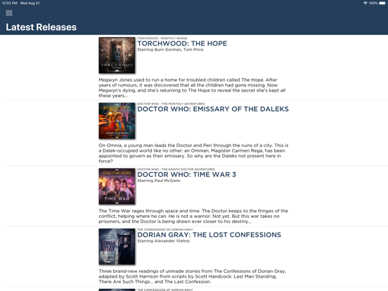 Screenshot #6 pour Big Finish Audiobook Player