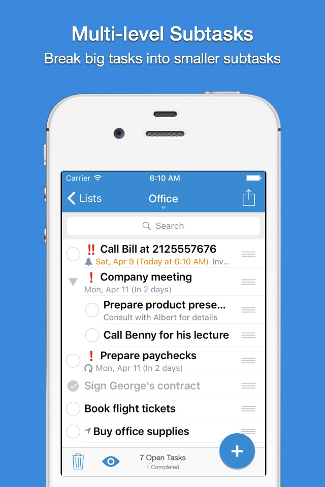 gTasks for Google Tasks screenshot 2