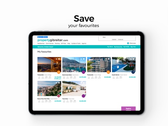Property Gibraltar iPad screenshot 2 - Lifestyle app