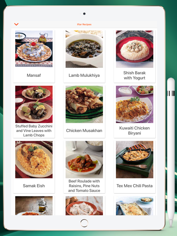 Ramadan Recipes Latest رمضان iPad screenshot 7 - Food & Drink app