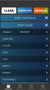 MTG Builder screenshot
