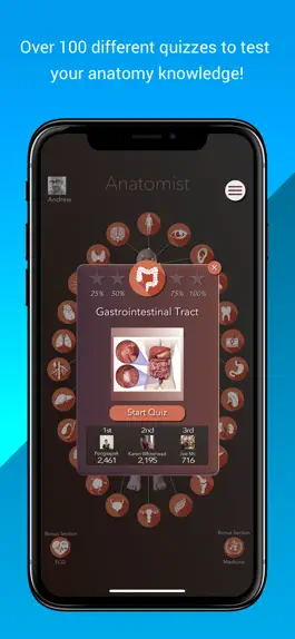 Game screenshot Anatomist – Anatomy Quiz Game apk