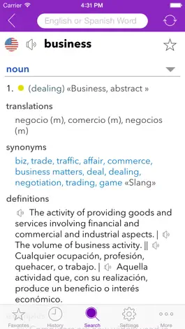 Game screenshot Spanish Business Dictionary mod apk