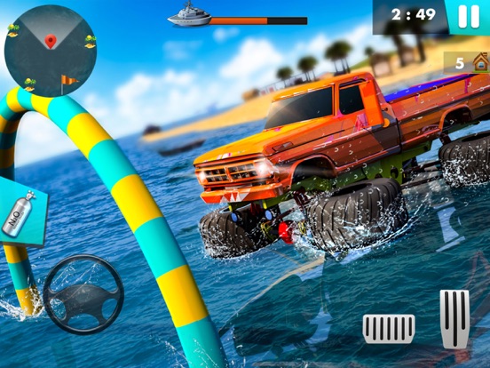 Screenshot #5 pour Real Water Surfing Race 2019