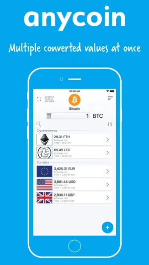 ANYCOIN Crypto Converter screenshot 3