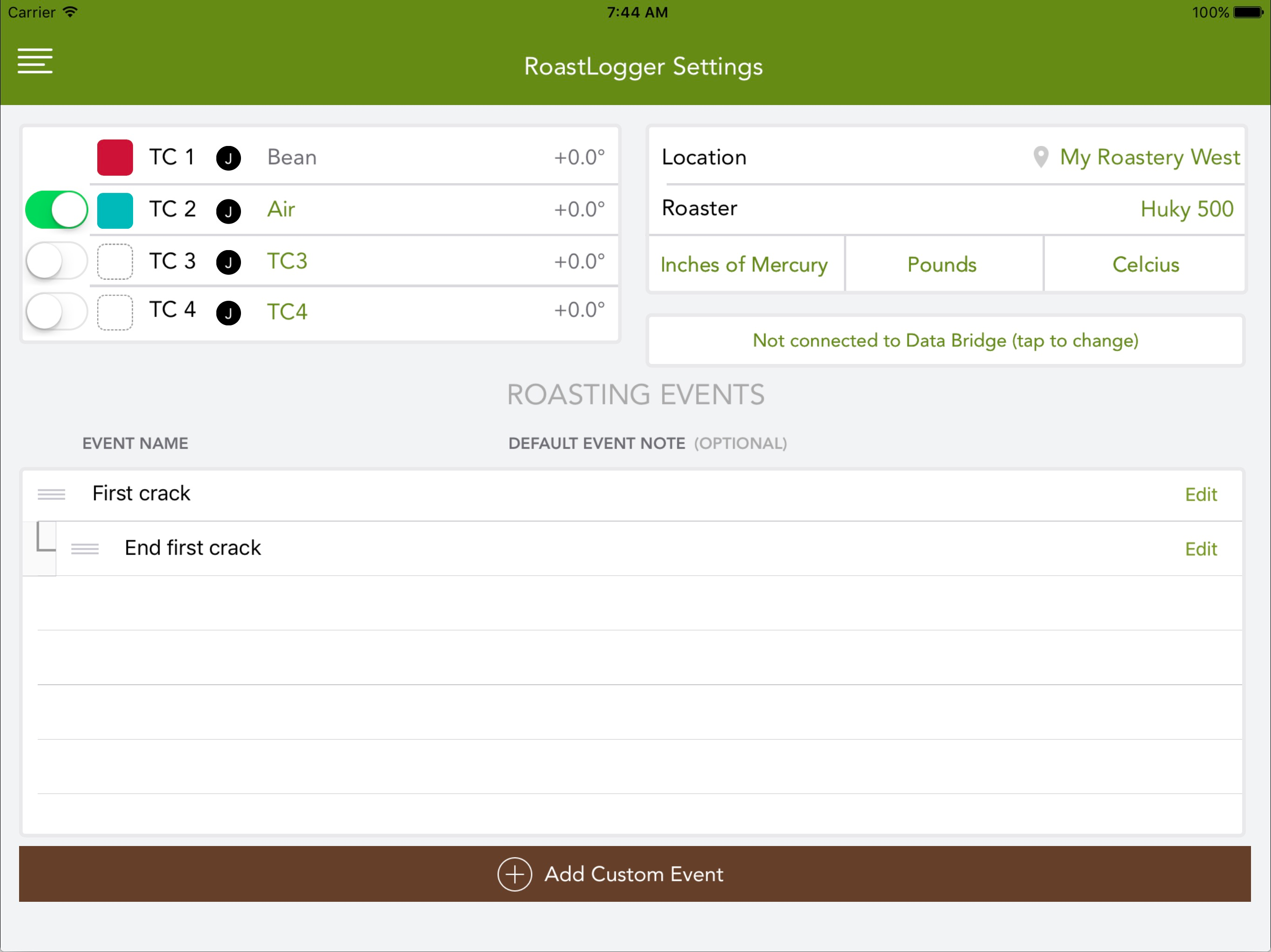 RoastLogger screenshot 3