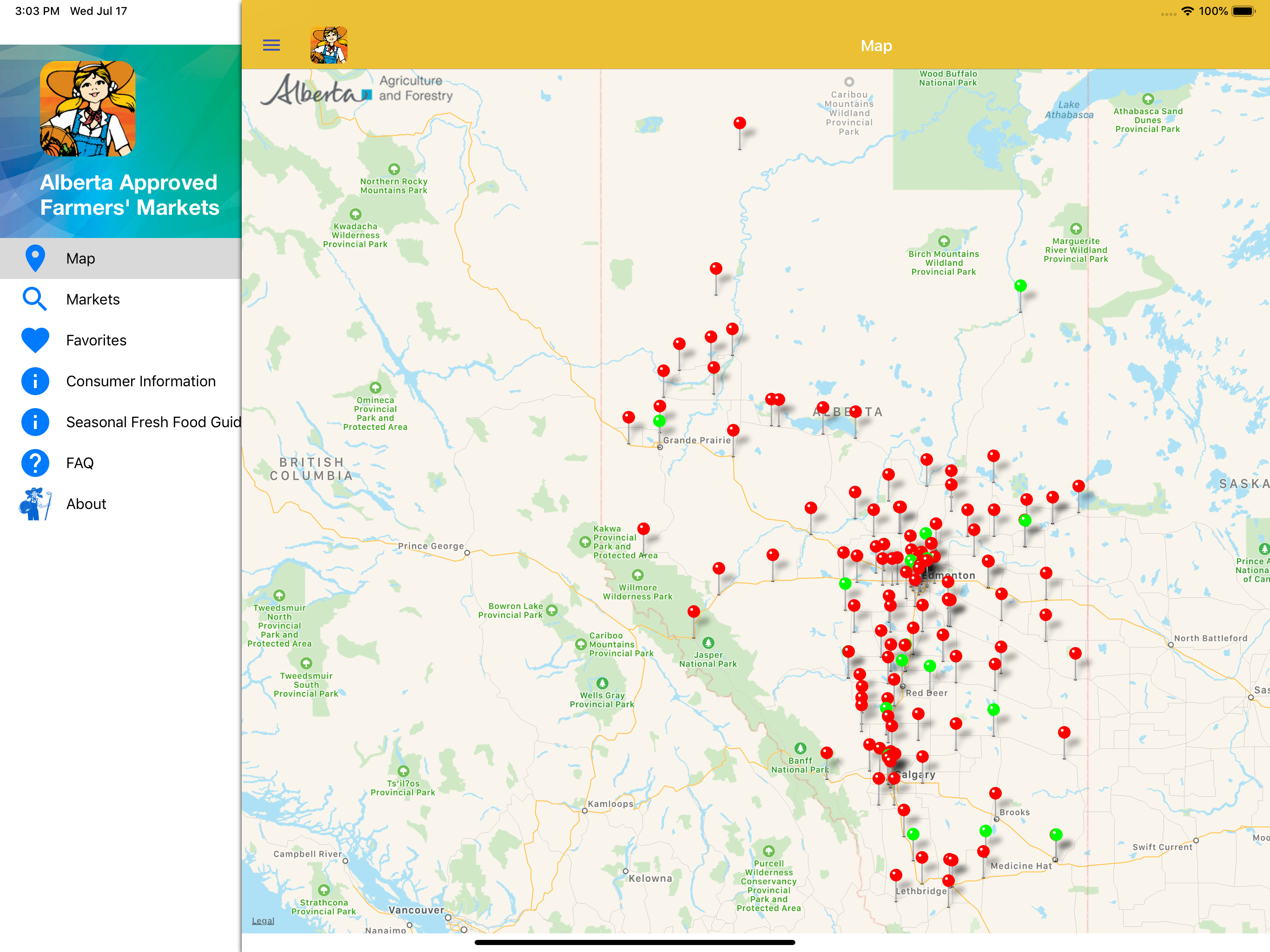 Alberta Approved Farmer Market