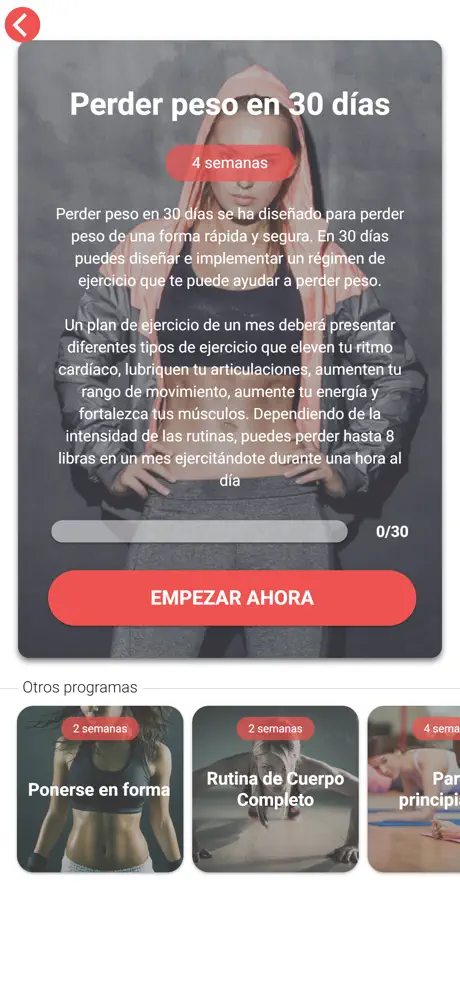 Entrenamientos para mujeres