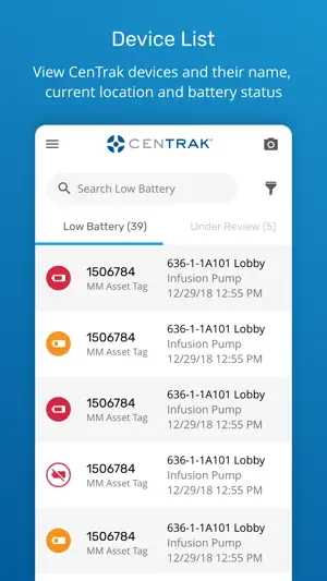 CenTrak Connect Pulse™ Mobile screenshot 1