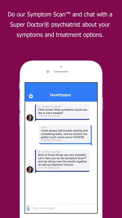 Healthpiper: Psychiatrist Chat