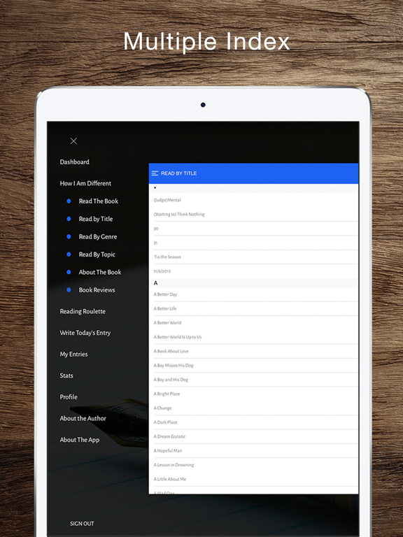 HWAD: Book & Everyday Journal iPad screenshot 7 - Book app