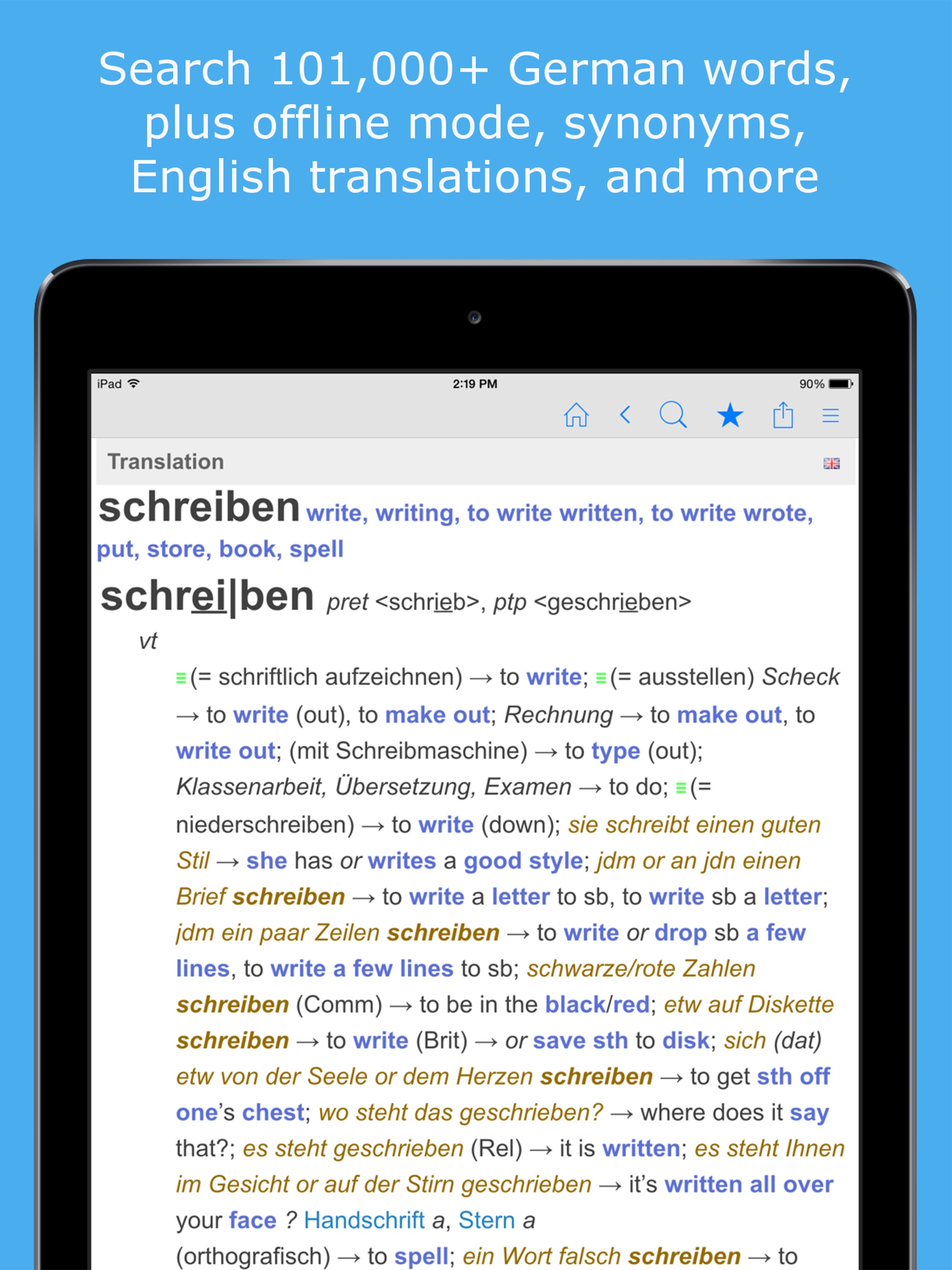 German Dictionary & Thesaurus