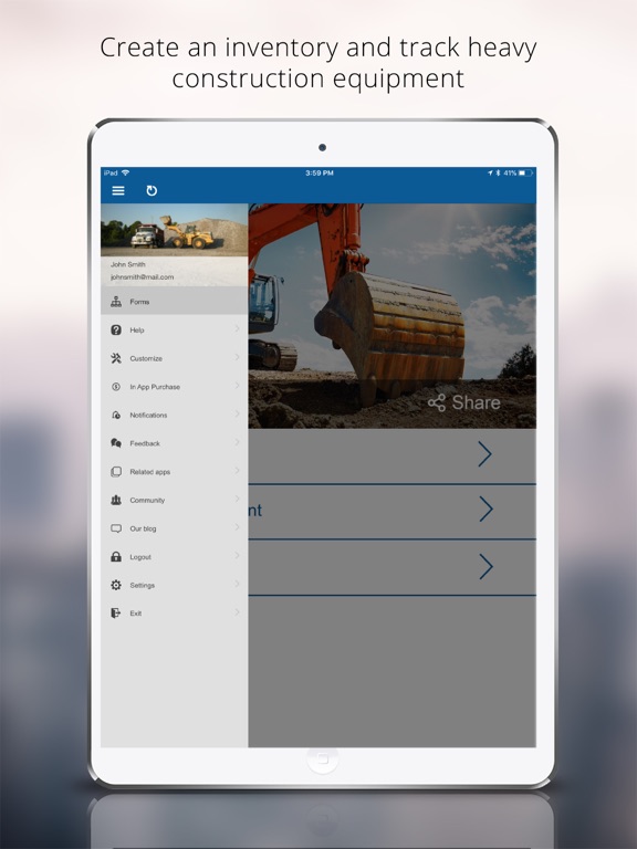 Screenshot #4 pour Track Construction Equipment A